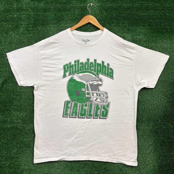 Philadelphia Eagles white T-Shirt Size Large - Picture 1 of 4